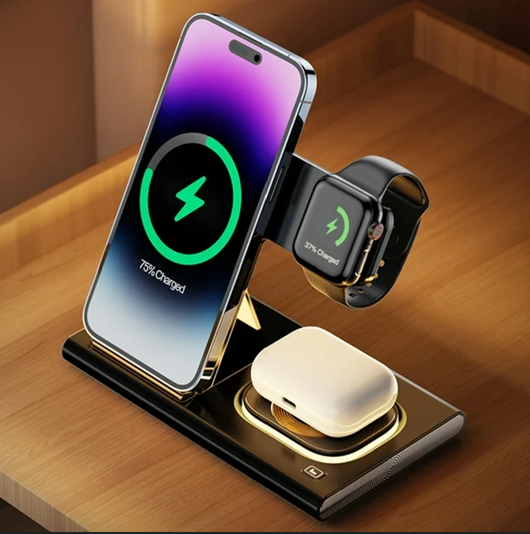 TRICHARGE PRO - Cargador Dispositivos 3 en 1⚡️