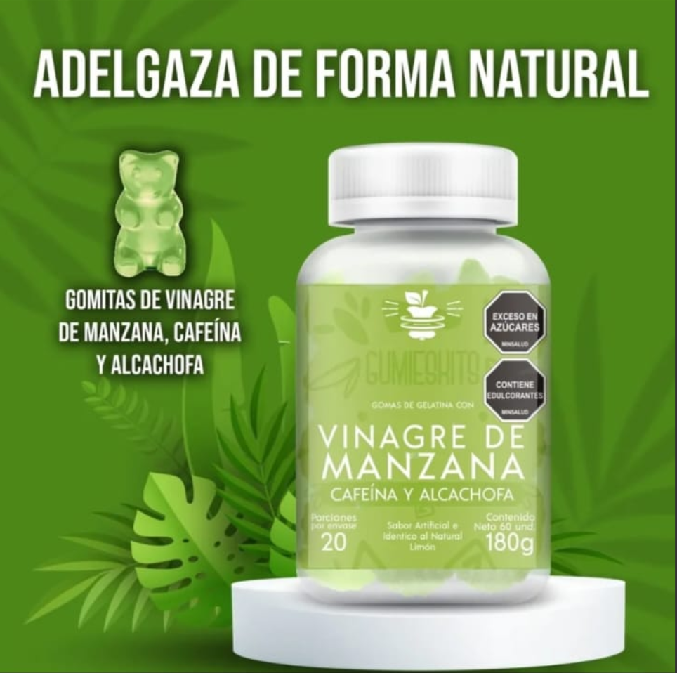 GOMAS VINAGRE DE MANZANA - Gumieskits