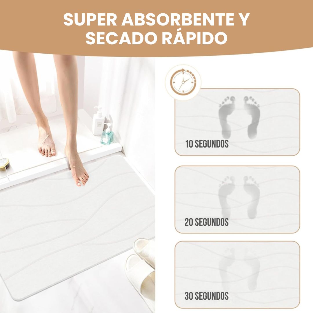 TAPETE DIATOMITA DE PIEDRA ULTRA ABSORBENTE