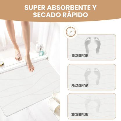 TAPETE DIATOMITA DE PIEDRA ULTRA ABSORBENTE