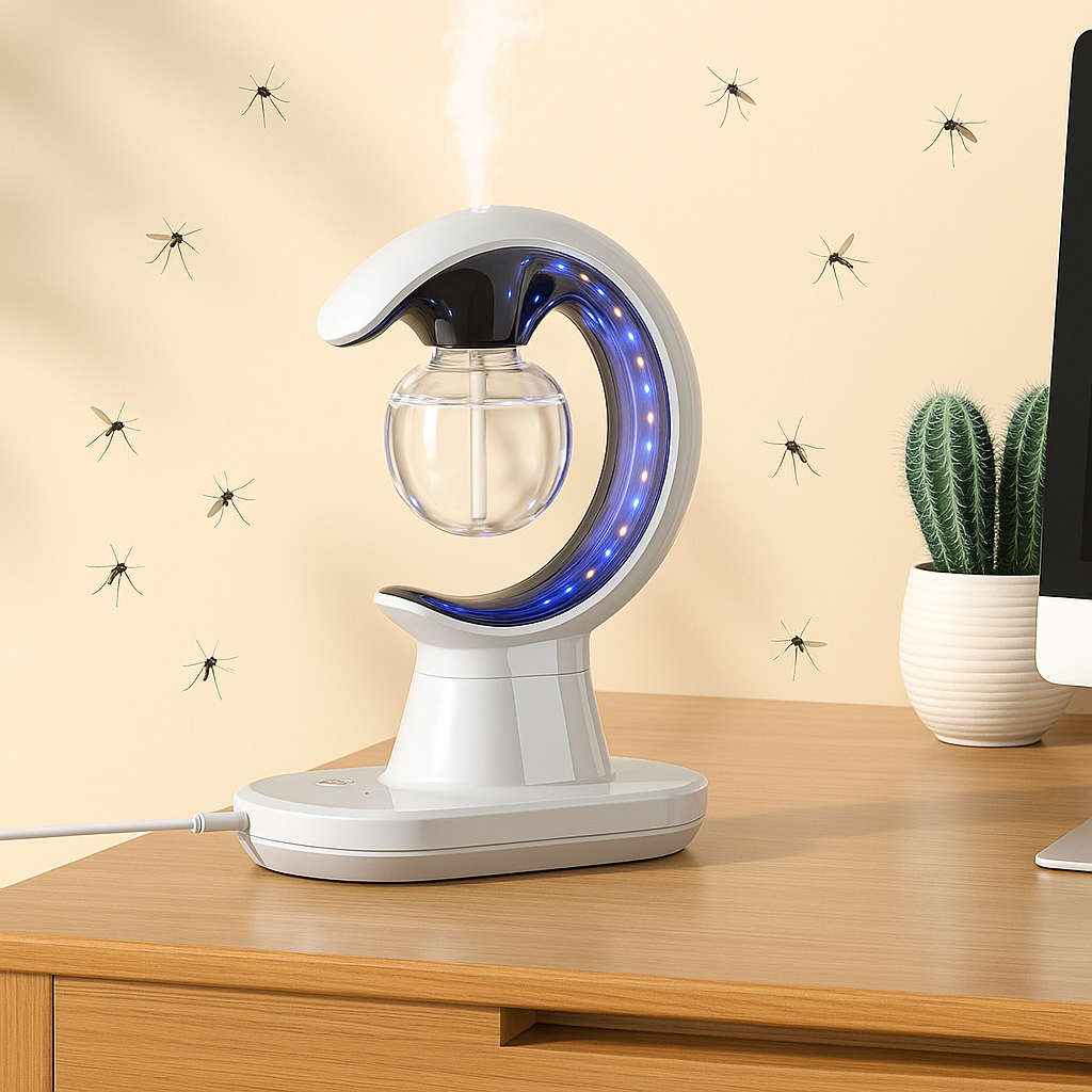 LIGHT TRAP 3N1 - Humidificador, Lámpara y Repelente de Mosquitos