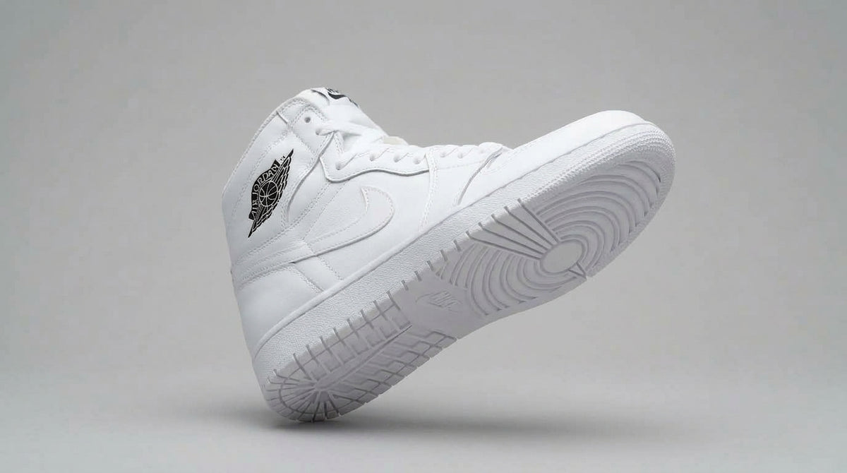 Tenis Air Jordan 1 Retro Mid WHITE (unisex)