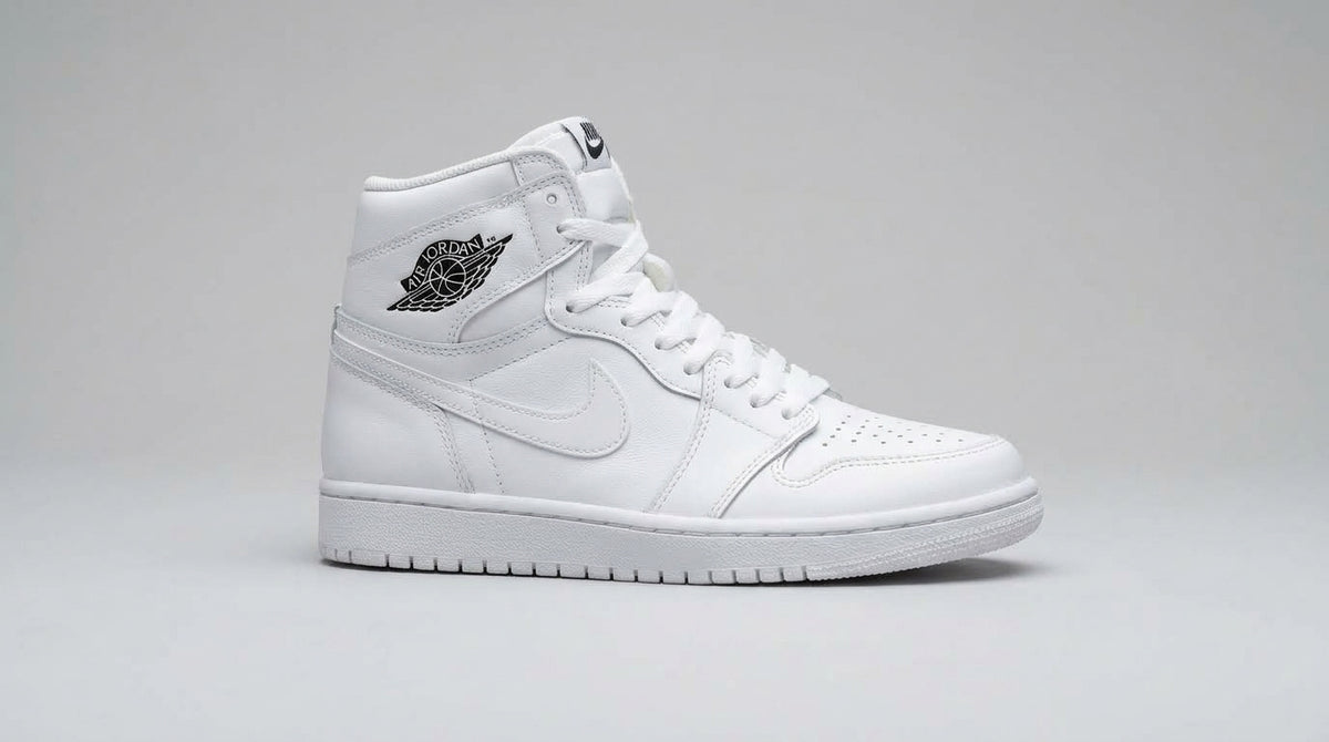 Tenis Air Jordan 1 Retro Mid WHITE (unisex)