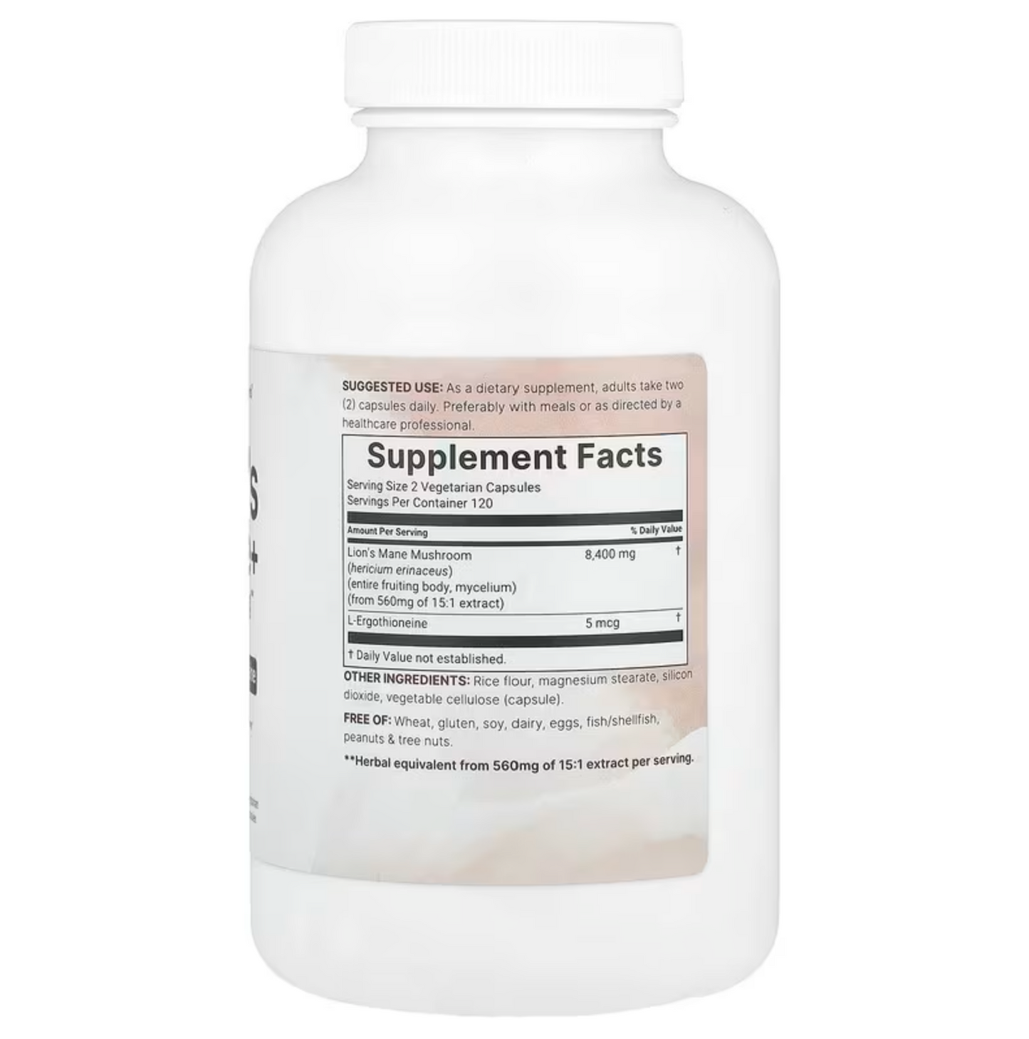 MELENA DE LEÓN CON L-ERGOTIONEÍNA (240 CAPSULAS)