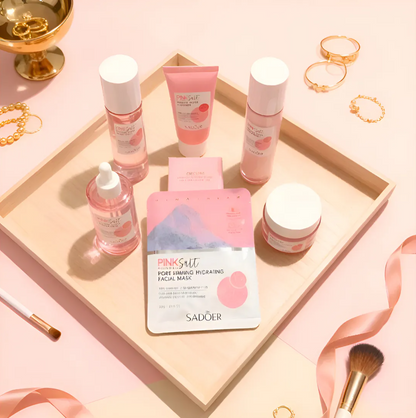 KIT FACIAL SADOER 6 EN 1 - Sal Rosa Himalaya