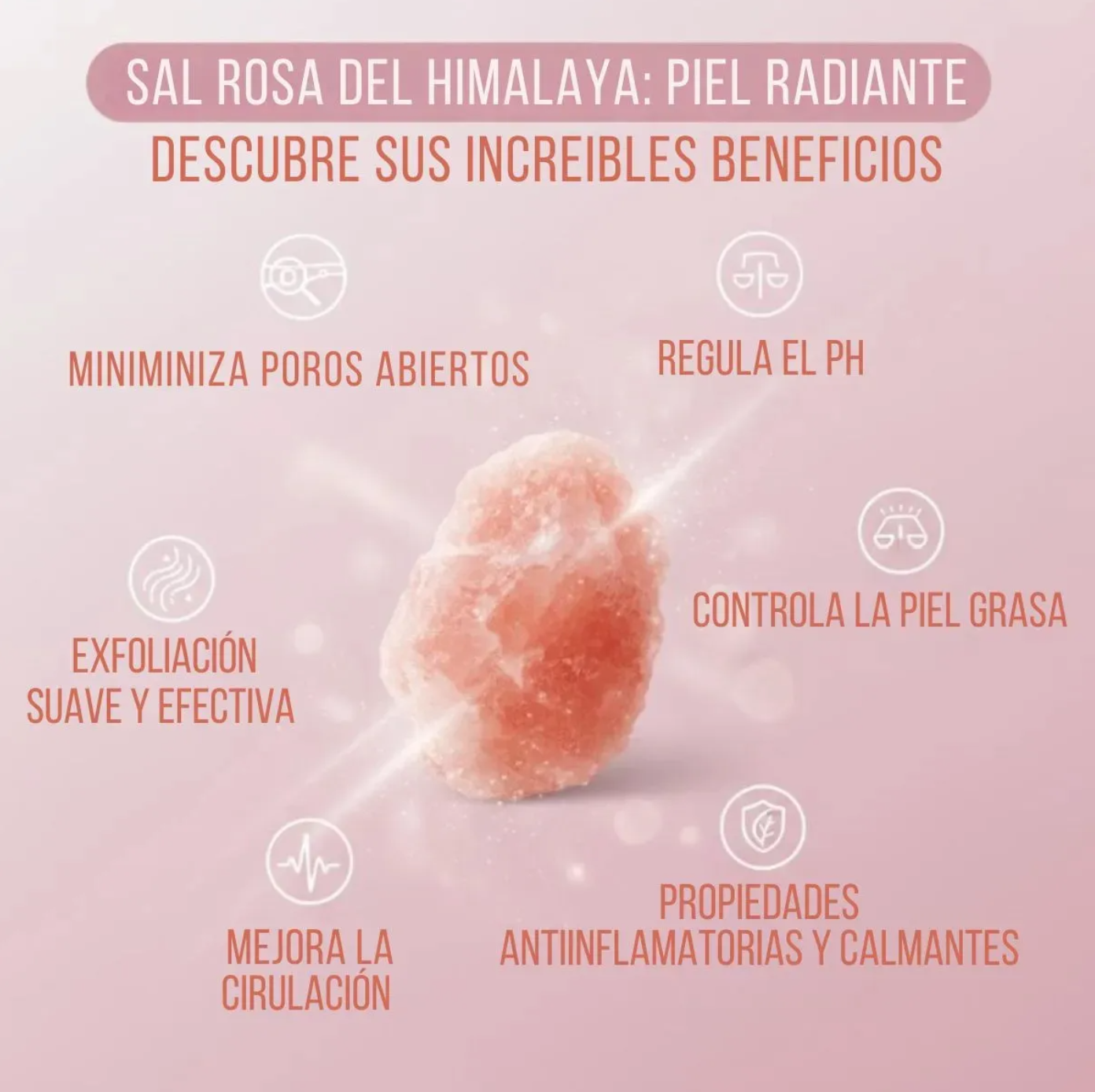 KIT FACIAL SADOER 6 EN 1 - Sal Rosa Himalaya