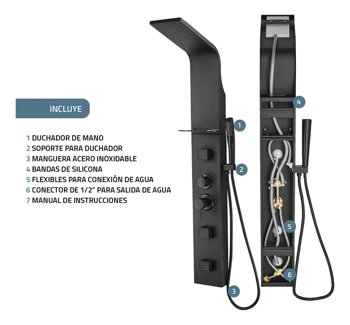 TORRE DUCHA PRAGA - con Hidromasaje