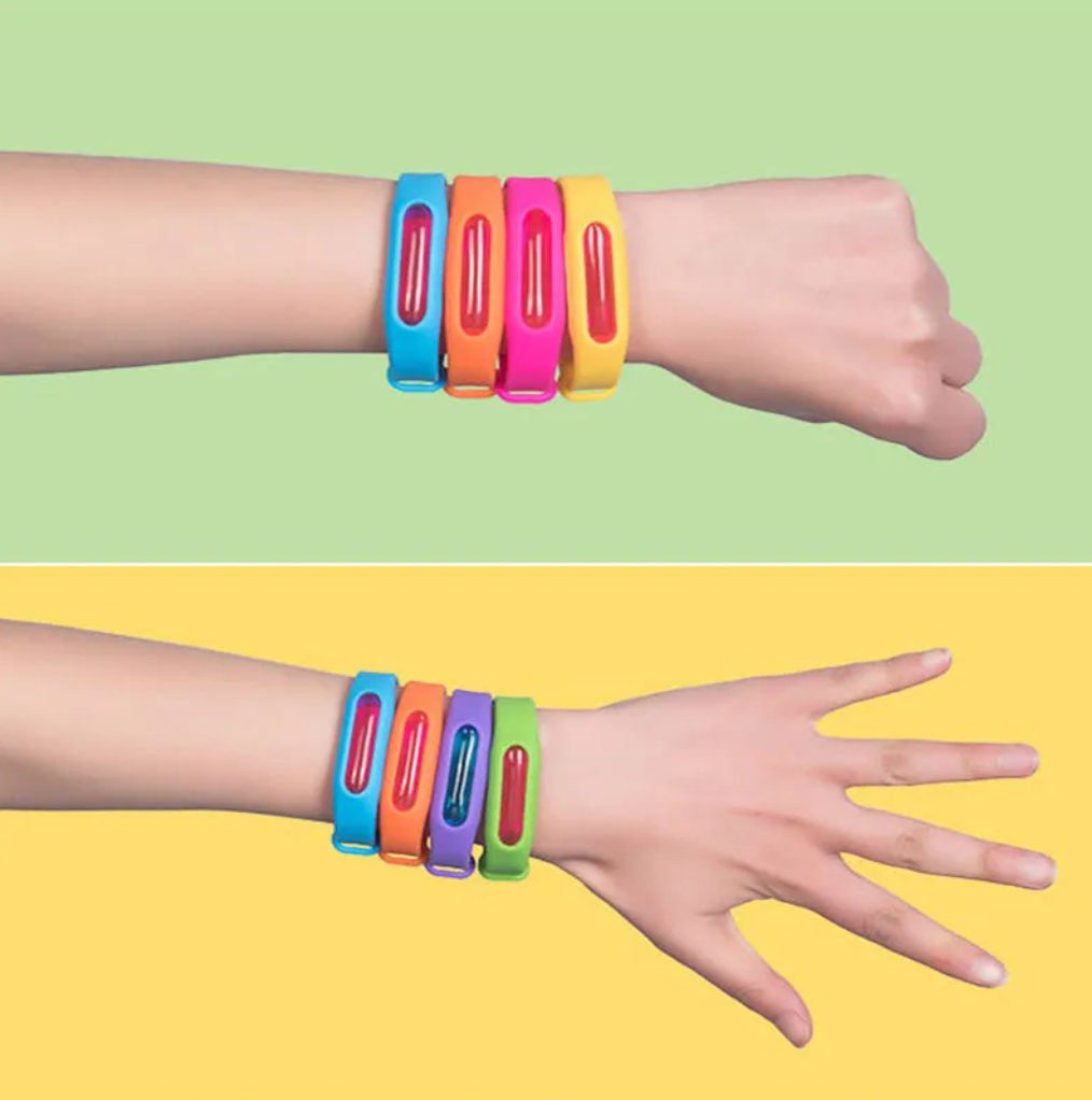 BYE BYE MOSQUITOS - Pulseras Repelente Mosquitos x5