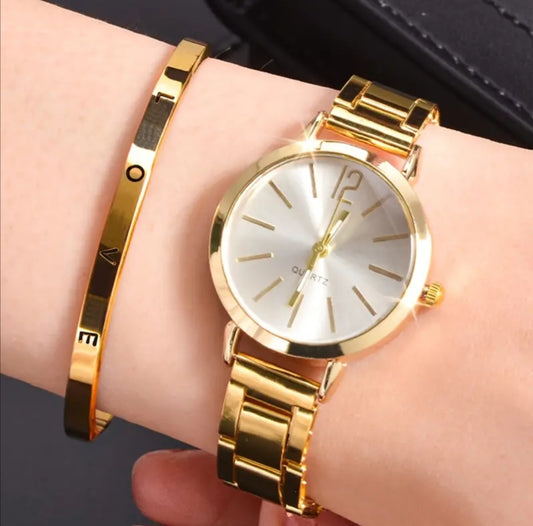 GOLDEN LOVE SET - Reloj & Pulsera