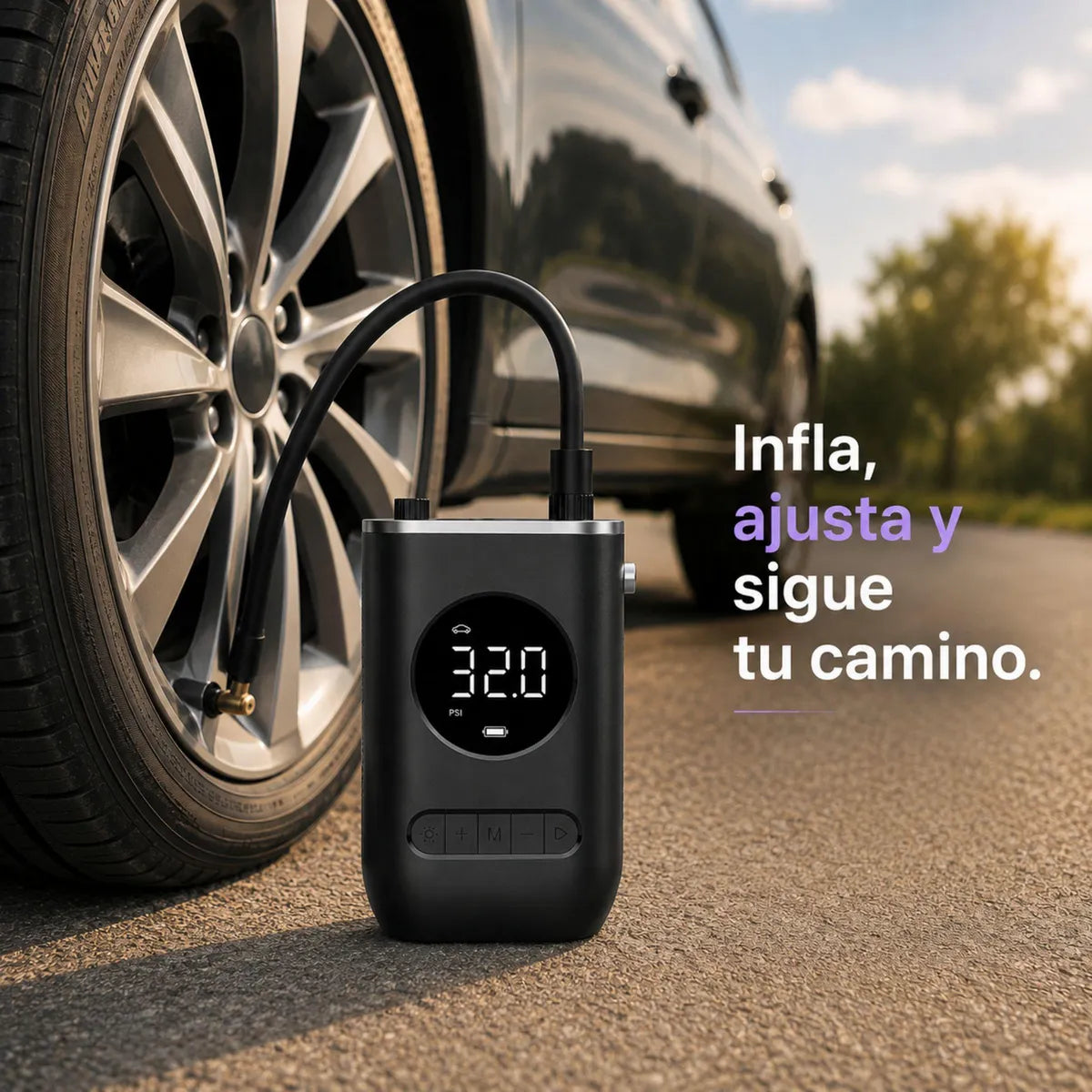 Compresor Inflador MULTIUSOS PORTATIL